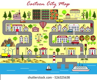 Map Town Kids Images Stock Photos Vectors Shutterstock