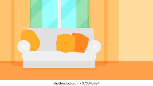 Fundo da sala de estar.
