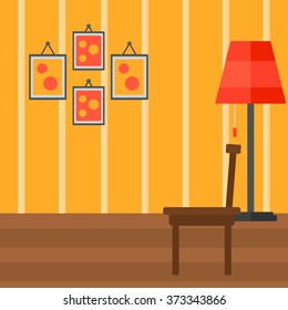 Fondo de la sala.