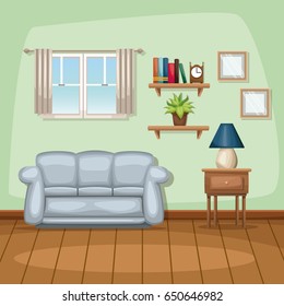 background living room home scene