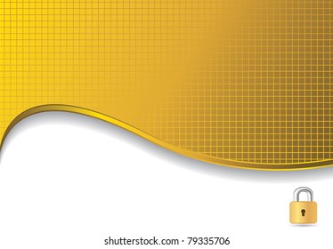 background with lock
