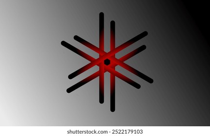Resumo do logotipo do plano de fundo. Papel de parede linha vermelha minimalista.