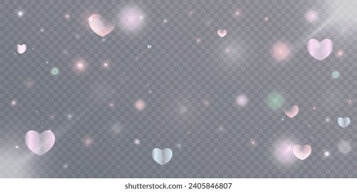 Background love emotions. Valentine's Day. Vector