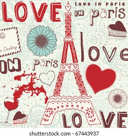 background  love in paris