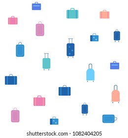 Background with luggage and baggage.Travel concept.