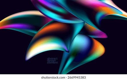 Fondo de burbujas líquidas luminiscentes.	