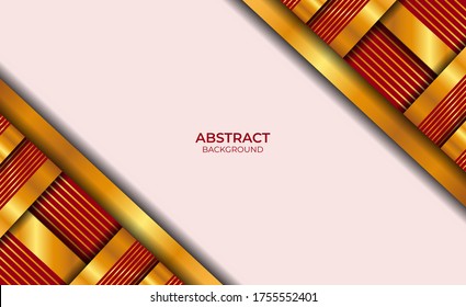 Background Luxury Red And Gold
