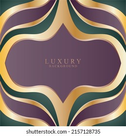 Background luxury violet and gold