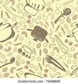 background from macaroni, pasta and ware