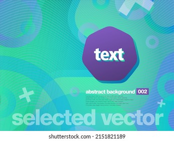 Background made from abstract soft shapes with space for your text. Stock vector illustration.