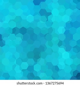 Background made of blue hexagons. Square composition with geometric shapes. Eps 10