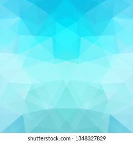 Background made of blue triangles. Square composition with geometric shapes. Eps 10