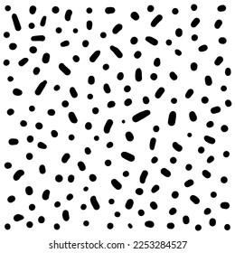 Background made of Brush strokes. seamless abstract design. Brush set and Ink splash. dot painted object.