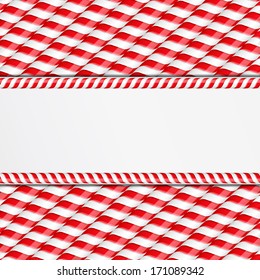 Background made of candy canes with place for your text, vector eps10 illustration