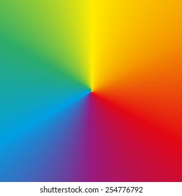 Background made circular rainbow (spectrum) gradient