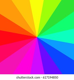 Background made of circular rainbow (spectrum) gradient