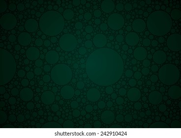 Background made of different size circles. 