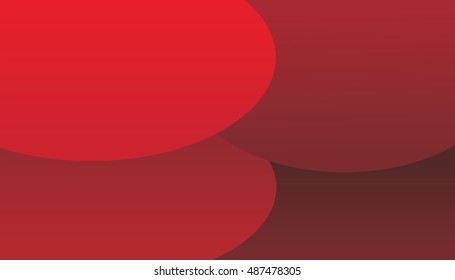 Background made ellipses in shades of red