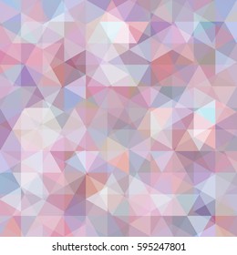 Background made of pink, gray, blue triangles.  Square composition with geometric shapes. Eps 10