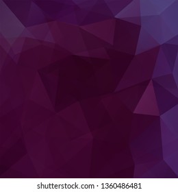 Background made of purple triangles. Square composition with geometric shapes. Eps 10
