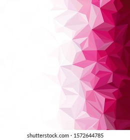 Background made of red triangles. Square composition with geometric shapes. Eps 10