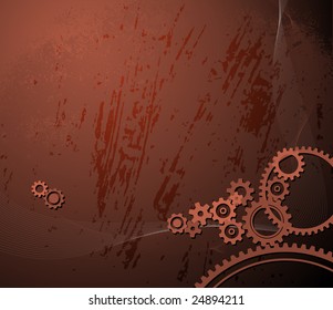 fondo hecho de varias ruedas cognitivas