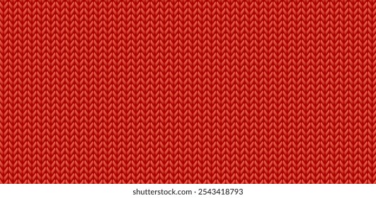 Background made of wool knitted fabric. Christmas wool fabric, Xmas knitted realistic texture. Vector illustration