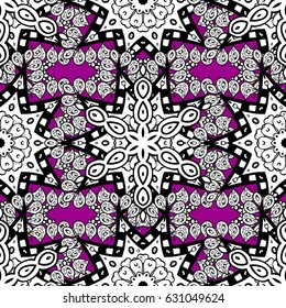 Background. Magenta spotted Vector illustration. Magenta background. Beautiful pattern with abstract flowers.
