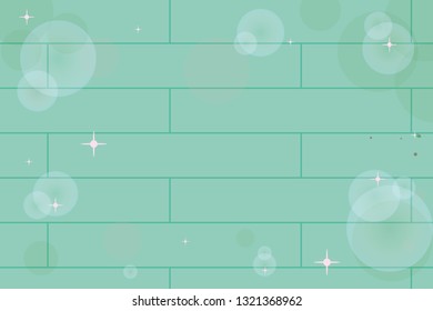 Background magical green laminate floor