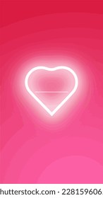 background with the main object in the shape of a heart