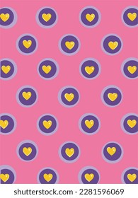 background with the main object in the shape of a heart