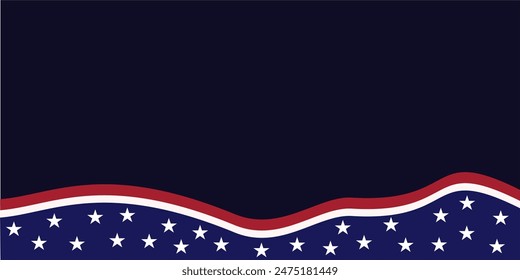 Background for major holidays and celebrations in the United States. Happy independence day United States of America background design vector illustration