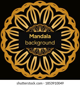 background mandala royal pattern card template. Oriental pattern, vector illustration. Islam, Arabic, Indian, turkish, pakistan, chinese, mystic, ottoman motifs.
