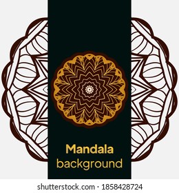 background mandala royal pattern card template. Oriental pattern, vector illustration. Islam, Arabic, Indian, turkish, pakistan, chinese, mystic, ottoman motifs.