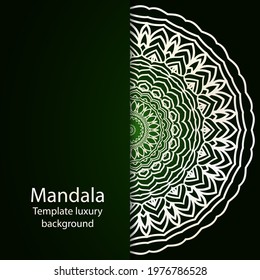 background with mandala. Vector illustration. Ornament elegant invitation wedding card , invite.