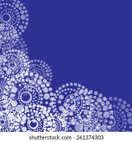 background with many circles for your presentation