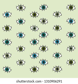 background of many eyes
