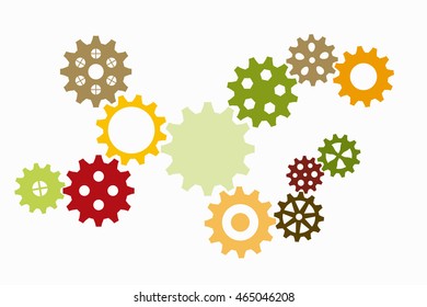 background many gear