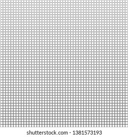 Background with many small black and white circles and dots. Geometric and monochrome pattern.