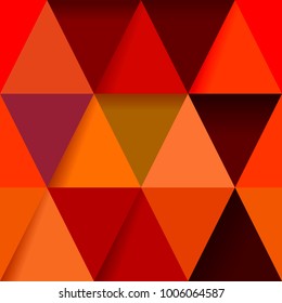 background of many small triangles of different colors polygonal