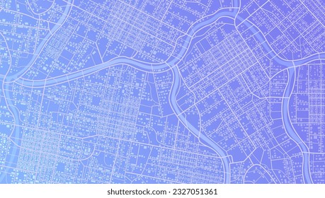 Mapa de fondo, calles. Panorama urbano en Skyline. Ilustración cartográfica. Proporción panorámica, mapa digital plano de diseño. Vista superior de Ciudad del vector. Ver desde arriba del mapa