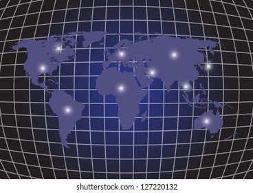 Background map of the world