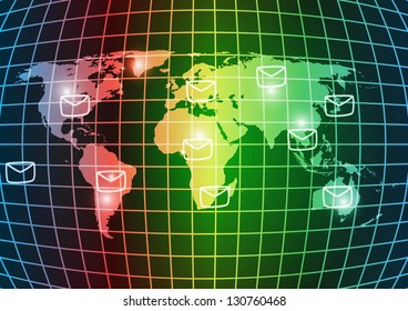 Background map of the world
