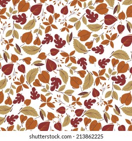 Background with maple autumn leaves