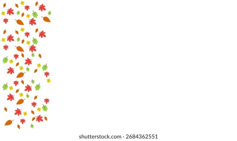 Fondo con hojas de otoño de arce