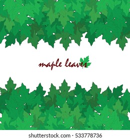 Background with maple leaves. Can be used for wallpaper, pattern fills, textile, web page background, surface textures, Image for advertising booklets, banners, flayers.
