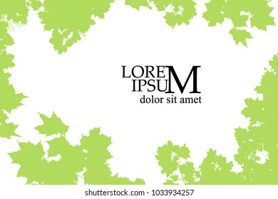 background maple leaves. Vector