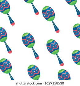 background of maracas musical instruments vector illustration design