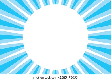 Background material with blue focus lines and copy space