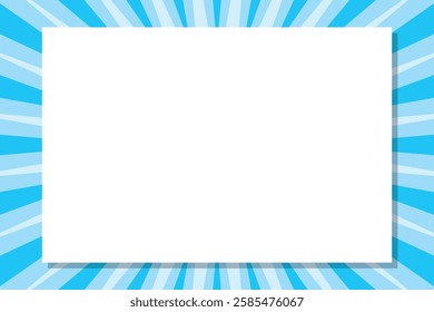 Background material with blue focus lines and copy space